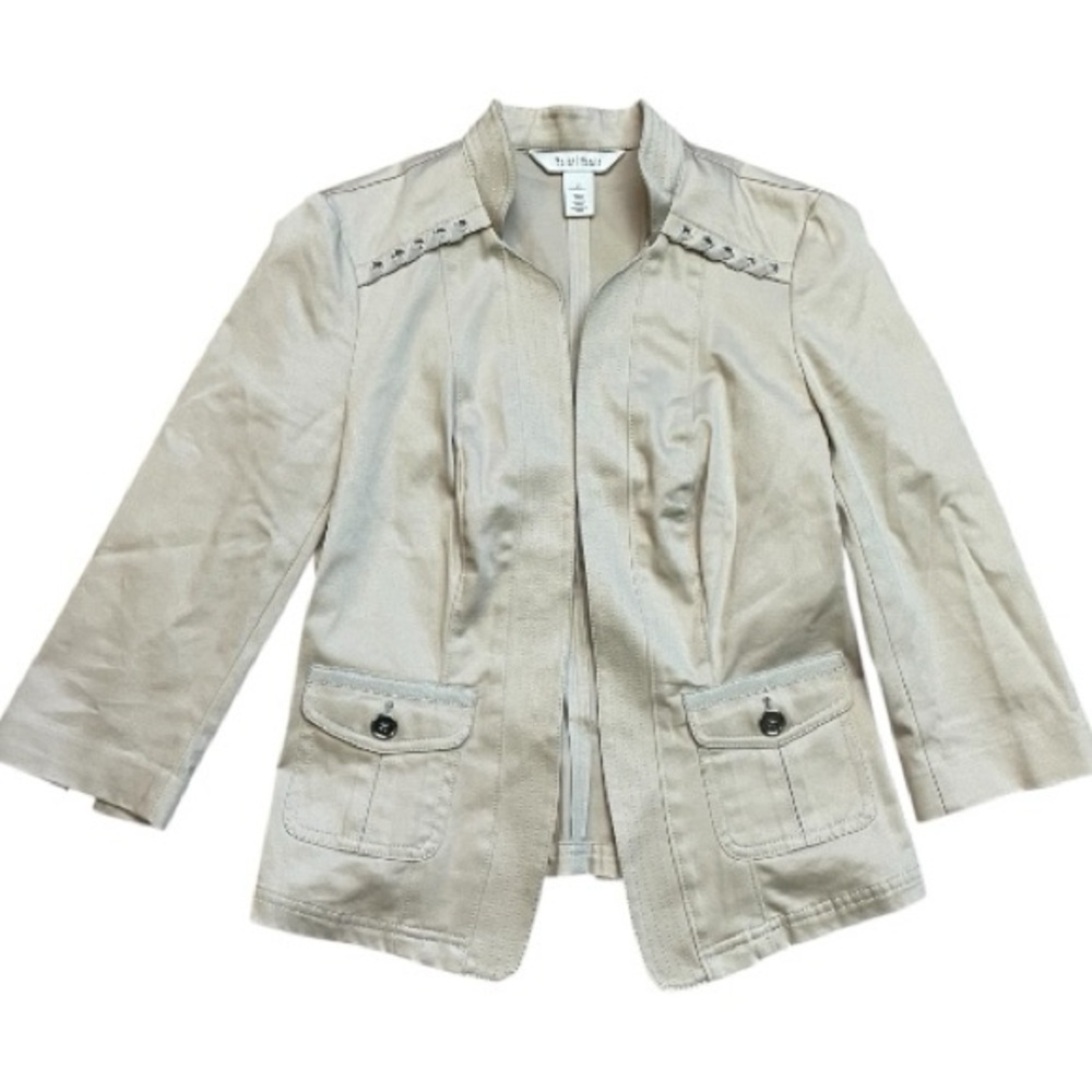 White House Black Market Utility Jacket - Picture 5 of 14